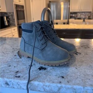 Kids Ankle Boots Lace-Up Outdoor Comfort Boots